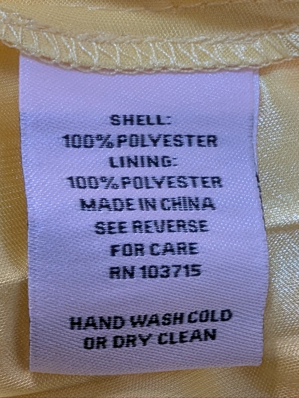 Nanette Lepore Women's Smocked High Neck Pleated Yellow Dress ..Size 2 - Picture 7 of 7